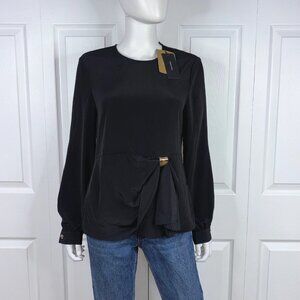 VERO MODA women's black blouse medium  NWT!!
